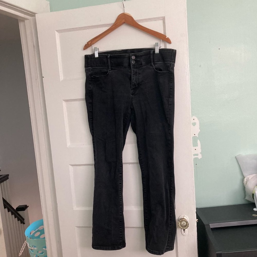 Apt 9 Black Bootcut Jeans Size 16